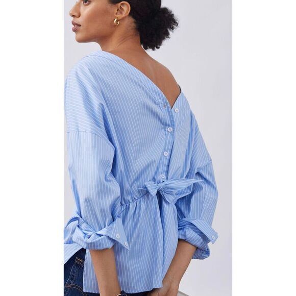 Anthropologie Harshman Button Back Blouse - Picture 4 of 13